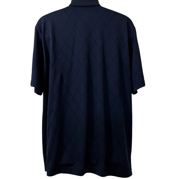 Champion Men XL Duo Dry‎ Collared Lightweight Athletic Golf Polo Navy Blue - Picture 2 of 16